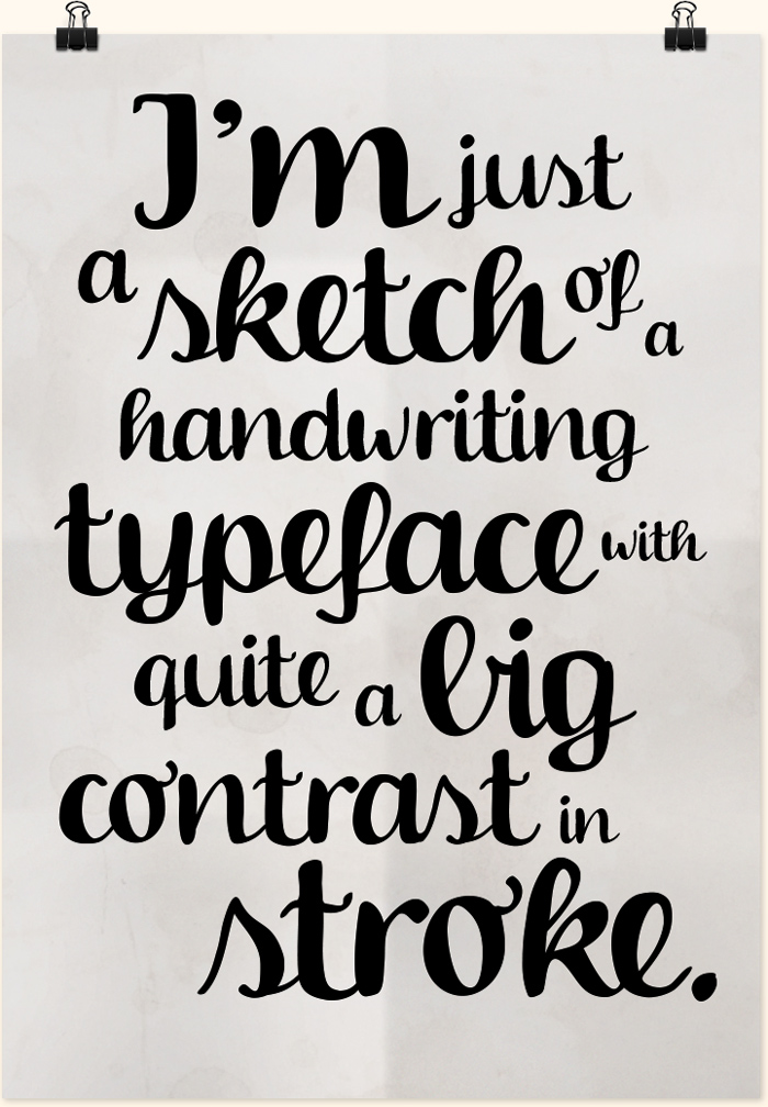 Knufisch | Brush Script, Hand Lettering, Type Design, Schriftgestaltung